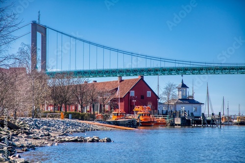 Älvsborgsbron in Gothenburg, Sweden during the day