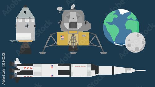 Apollo Moon Landing Set