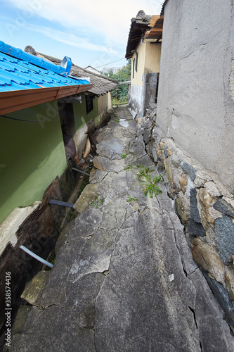 Old town landscape. Suamgol Village in Cheongju-si, South Korea. 