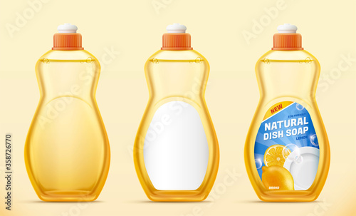 Dish soap container design