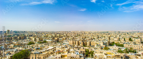 It's Landscape of Aleppo, Syria, the largest city in Syria and serves as the capital of Aleppo Governorate, the most populous Syrian governorate.