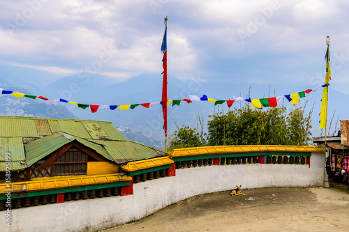 Rumtek Monastery (Dharmachakra Centre), is a gompa in Indian state of Sikkim