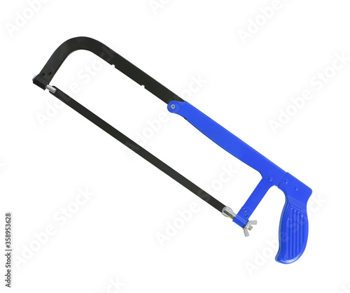 hacksaw manaul or Hand hacksaw isolated on white background with clipping path