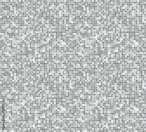 Tech grey pattern. vector pixel seamless background. Square modern mosaic. Graphic illustration.