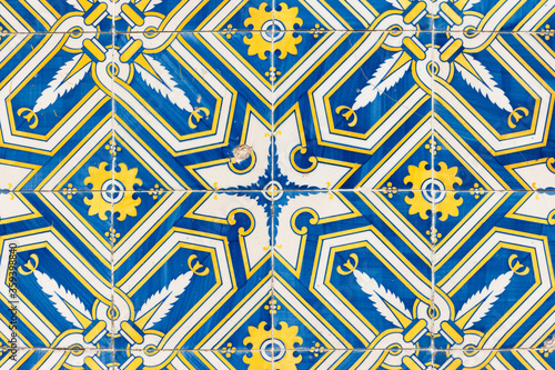 Traditional portuguese decorative tiles