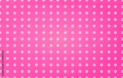 Pink polka dots background.