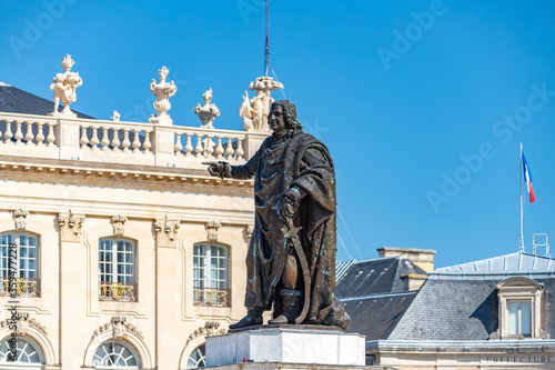 Stanislas statue at Stanislas Square in Nancy, France