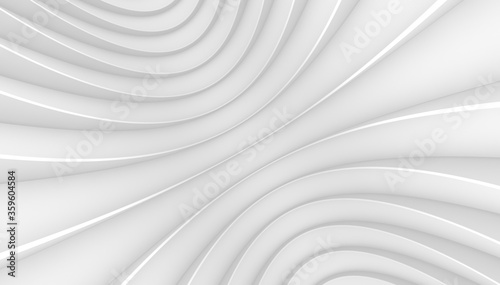 3d render abstract motion white lines on a white background. Texture splash, background