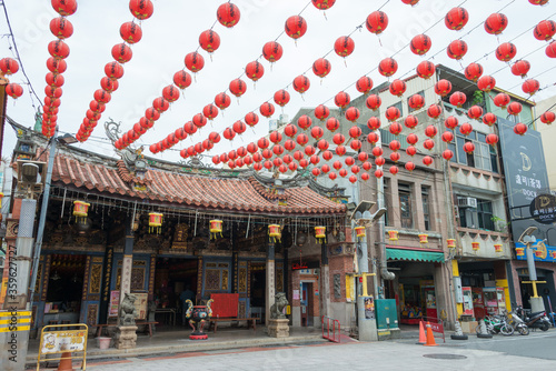 Lukang Chenghuang Temple in Lukang, Changhua, Taiwan. The temple was originally built in 1754 or 1839.