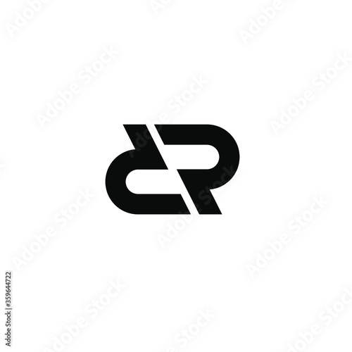 dr d r letter vector logo