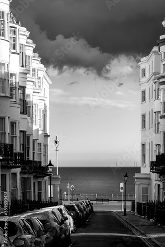 the sea and Atlingworth street in Brighton