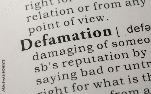 definition of defamation