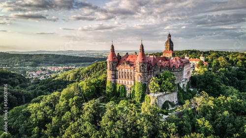 Książ Castle in Lower Silesia, Poland