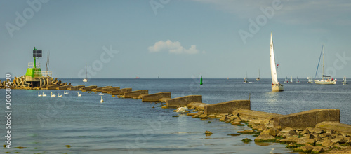 sailing boat near gdansk 