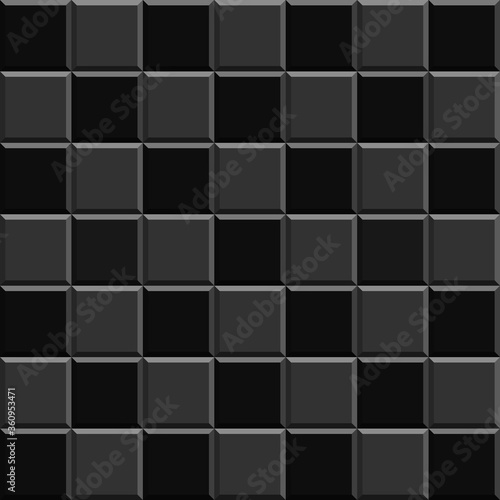 Minimal gray Geometric Square Mosaic Tile Pattern Texture