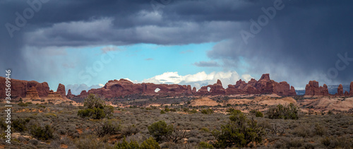 Storm Clouds over Arches National Park