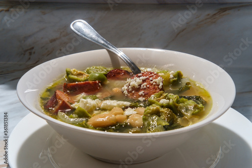 Mediterranean Olive Sausage Soup