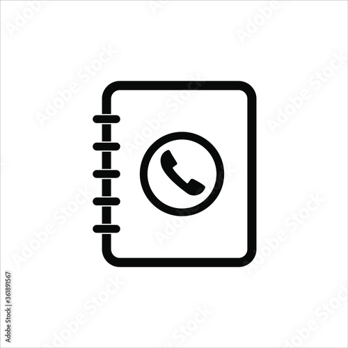 Phone book icon