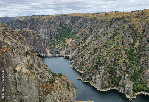 view of the canyon of the river