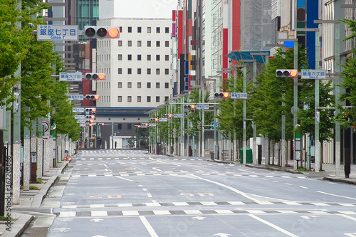 Ginza Locked Down in Covid-19