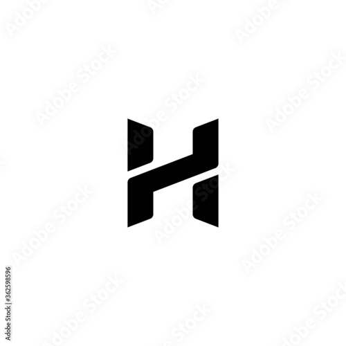 a Modern Letter H logo / icon design