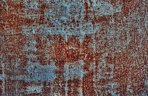 Abstract closeup on dark backdrop. Design element. Grunge metal background, rusty steel texture. Scratched wall. Dirty old surface. Metal color.