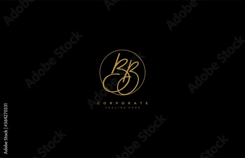 Letter BB Logo Manual Elegant Minimalist Signature Logotype