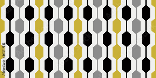 1960s Wallpaper Pattern | Repeating 60s Retro Design | Stylish Mod Geometric Design