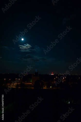 Night time cityscape, Rybnik