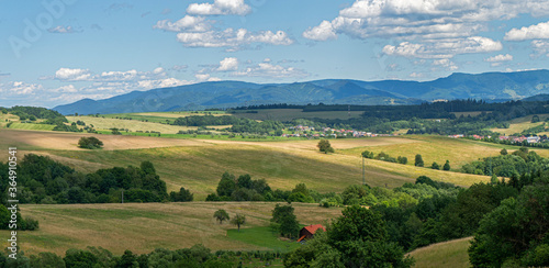 summer landscape with mountains slovakia