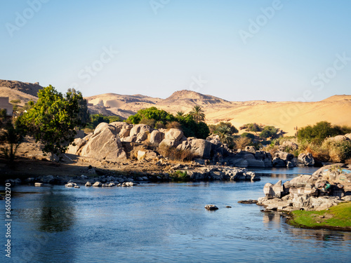 stunning nubian landscape near aswan