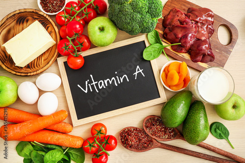 High vitamin A sources assortment