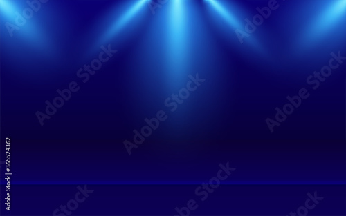 blue spot light background