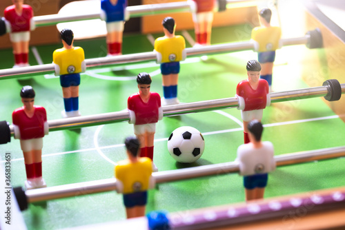 Football or soccer table strategy game
