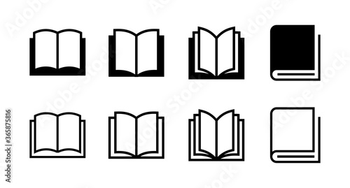 set of Book icons. Book vector icon