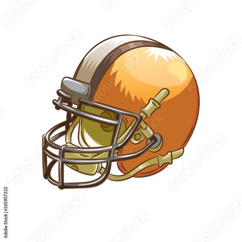 football player helmet