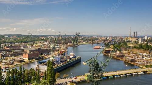 Stocznia Gdańska - Krajobraz dźwigów