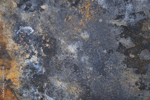 Rusty steel sheet surface for background and design