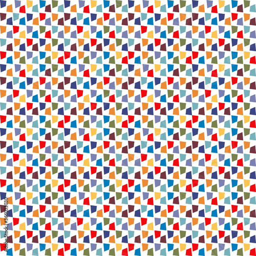 Mosaic coiorful seamless pattern. Vector illustration.