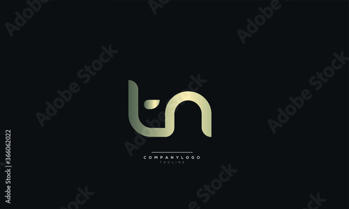Letter tn Business Logo Design Alphabet Icon Vector Symbol