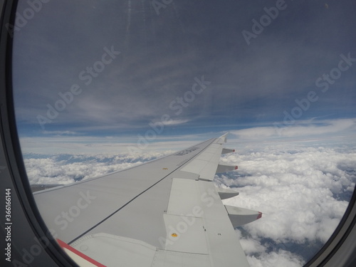 Fotos desde el ala de un avión 