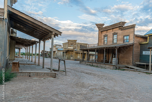 Old Western Town Main Street