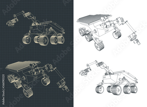 Mars rover blueprints