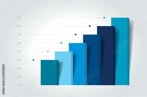 Chart, column graph, infographic element.