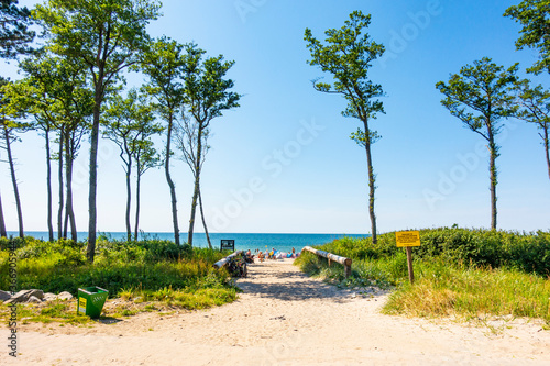 Morze bał†yckie ścieżka plaża zejście na plażę