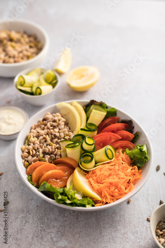 buddha bowl salade de crudités