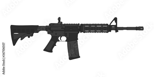 American M4 assault rifle