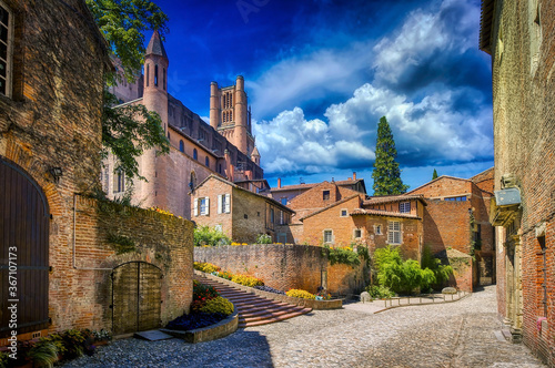 The city of Albi, in the Tarn region of France