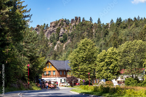 Die Nonnenfelsen in Jonsdorf