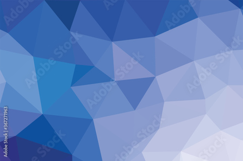 Abstract blue vivid triangle geometrical background, vector Illustration